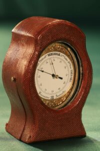 Image of Redier Travel Compendium in Original Travel Case with Barometer in View c1880