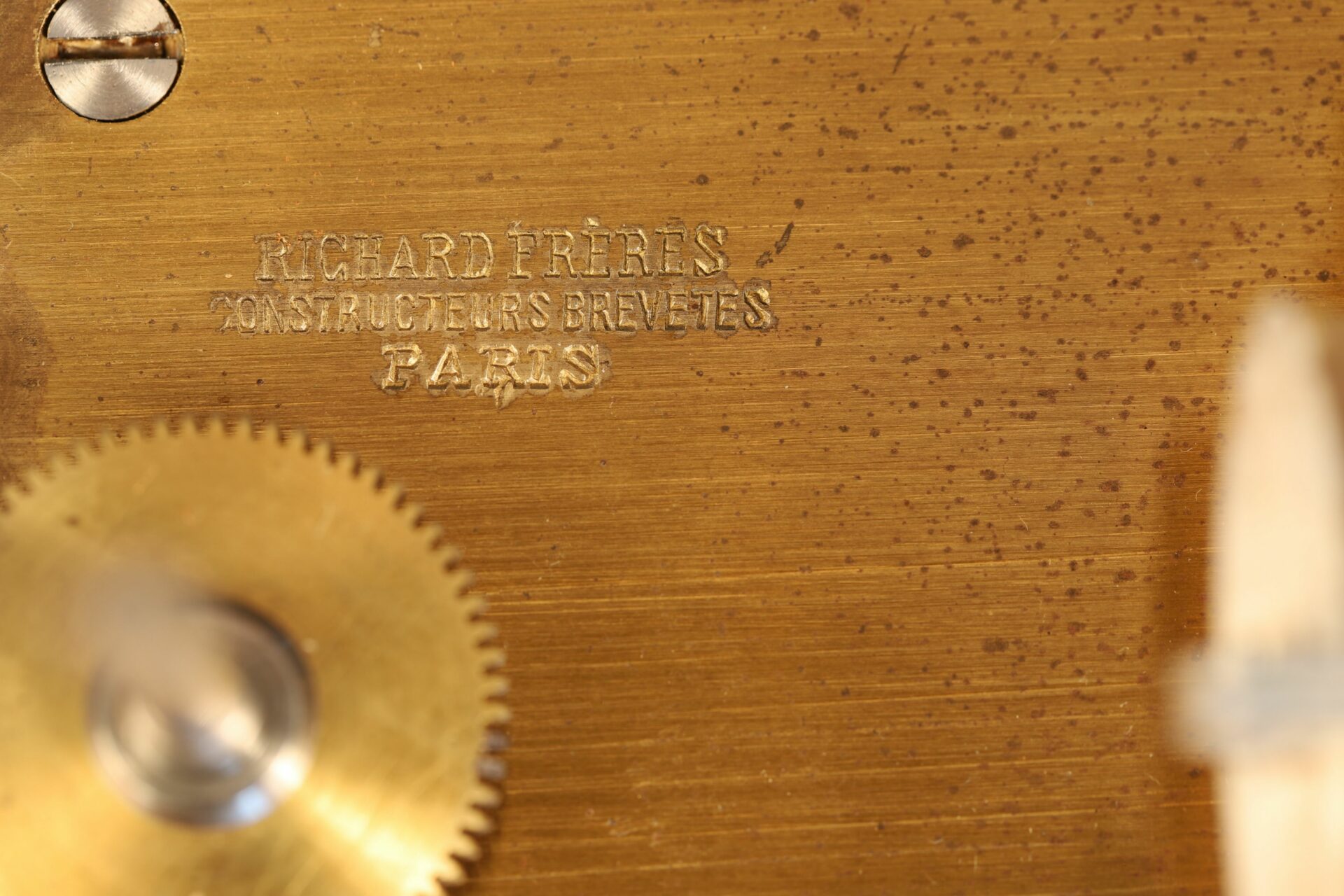Image of Maker's Signature on Height Recorder