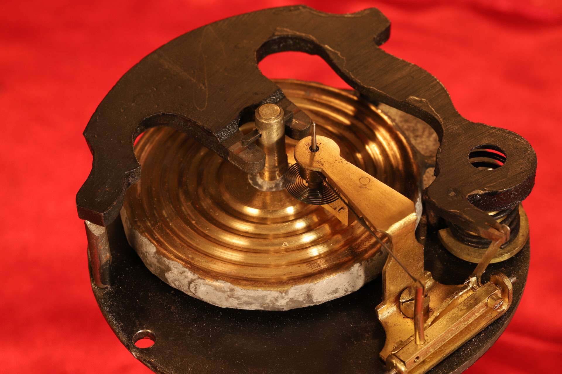 JH Steward Gothic Mantle Barometer c1880 Vavasseur Antiques