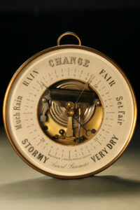 Image of Naudet Open Dial Barometer c1890