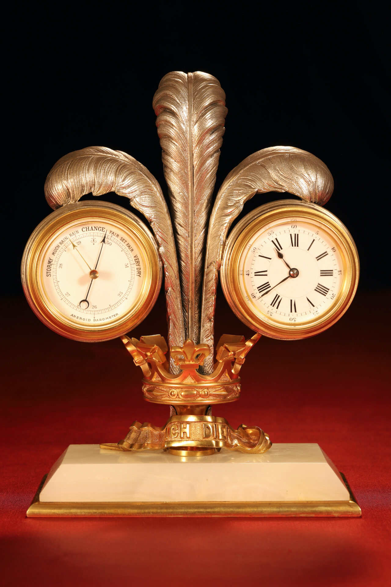 Image of Prince of Wales Feathers Desk Compendium c1880