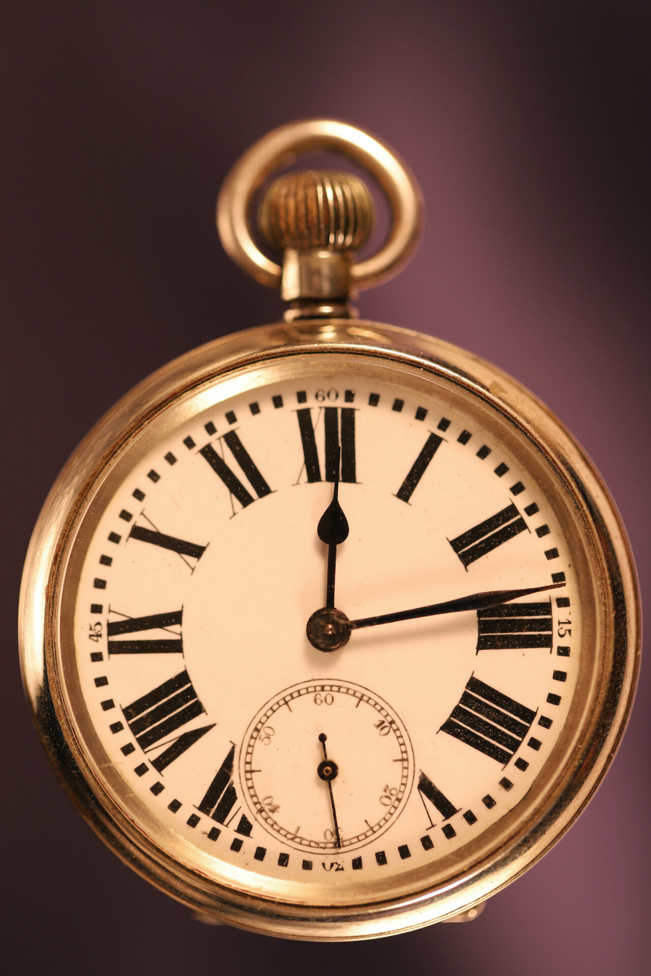 Image of pocket watch from Cut Glass Inkwell Desk Compendium