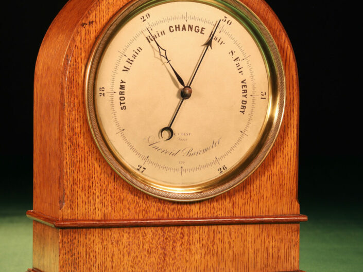 RARE LARGE TABLE BAROMETER BY EJ DENT No 499 c1848 – Sold