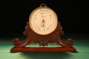 Charles Baker Mantle Barometer c1909 taken from front