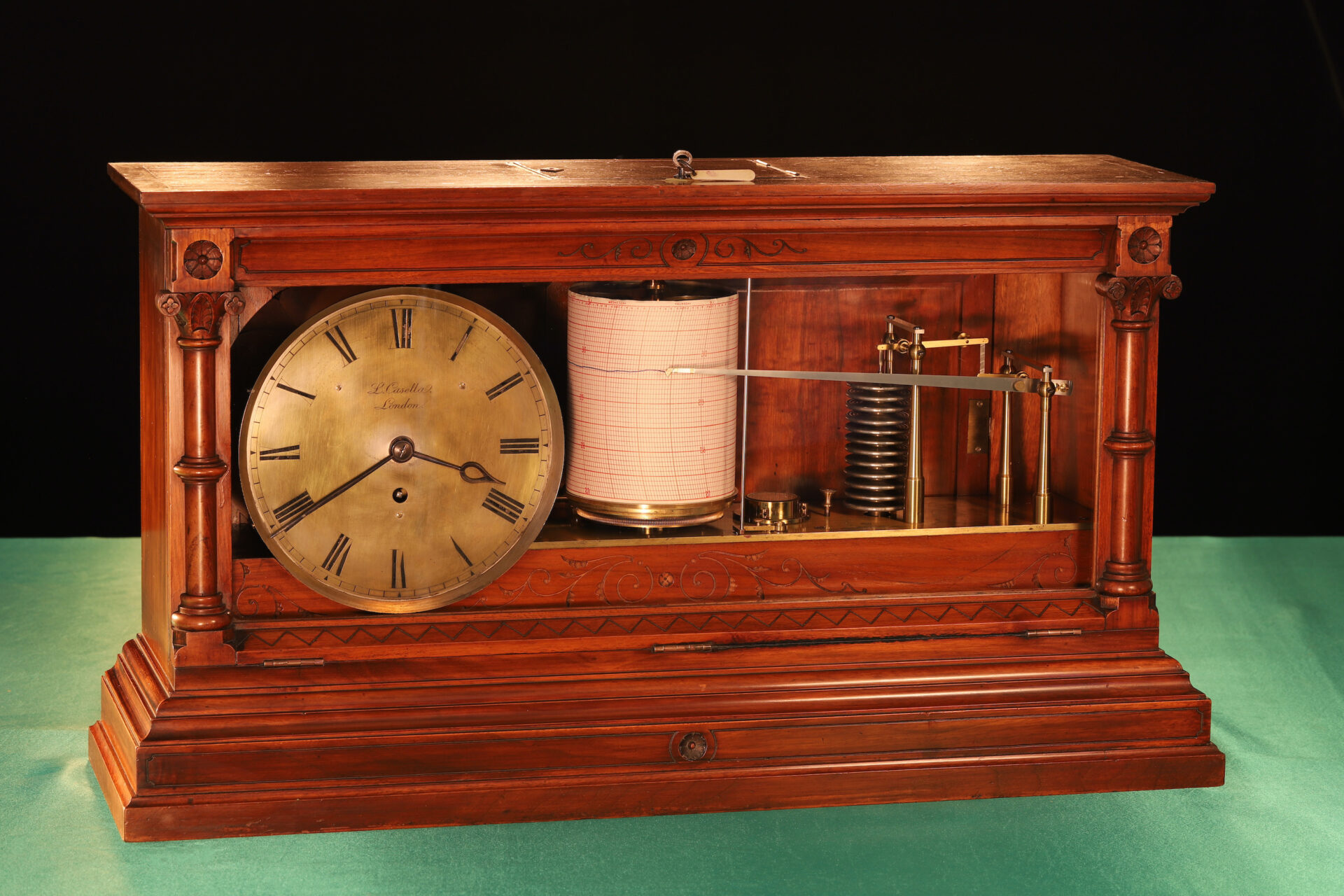 RARE CASELLA AND RICHARD FRERES WEATHER STATION c1880
