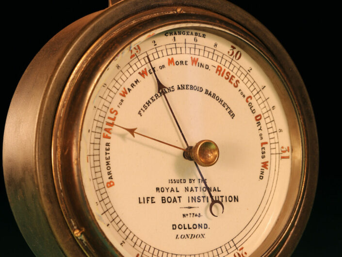 RNLI FISHERMANS MARINE BAROMETER BY DOLLOND No 7743 c1890 - Reserved