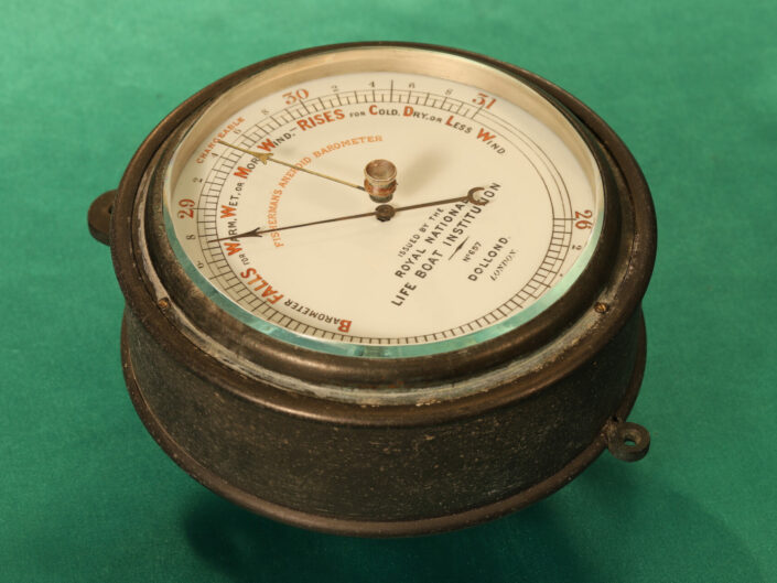 EARLY RNLI FISHERMANS MARINE BAROMETER BY DOLLOND No 657 c1883