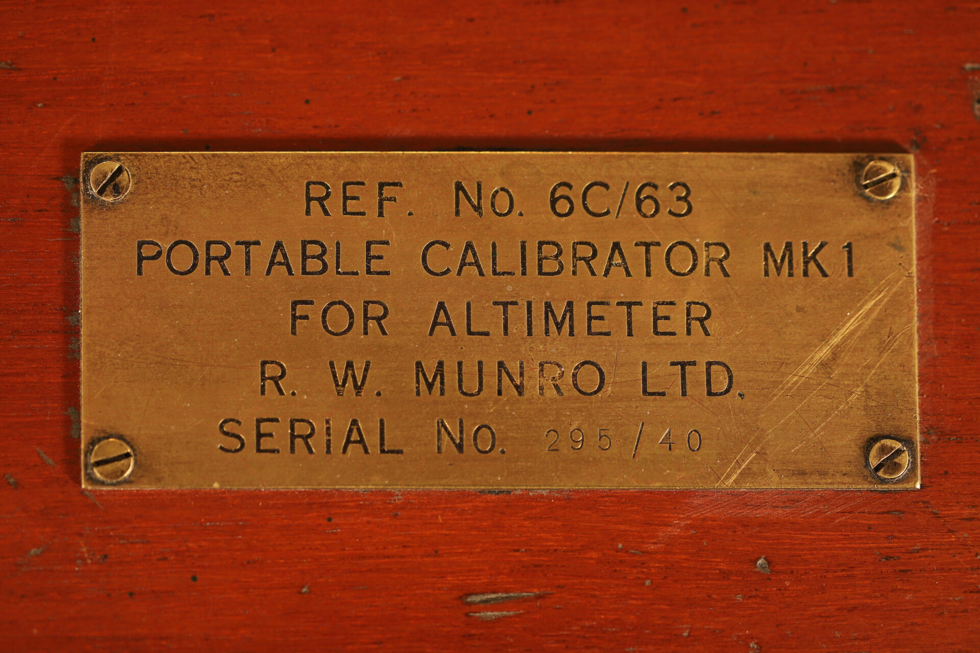 Munro Portable Altimeter Calibrator MK1_19a