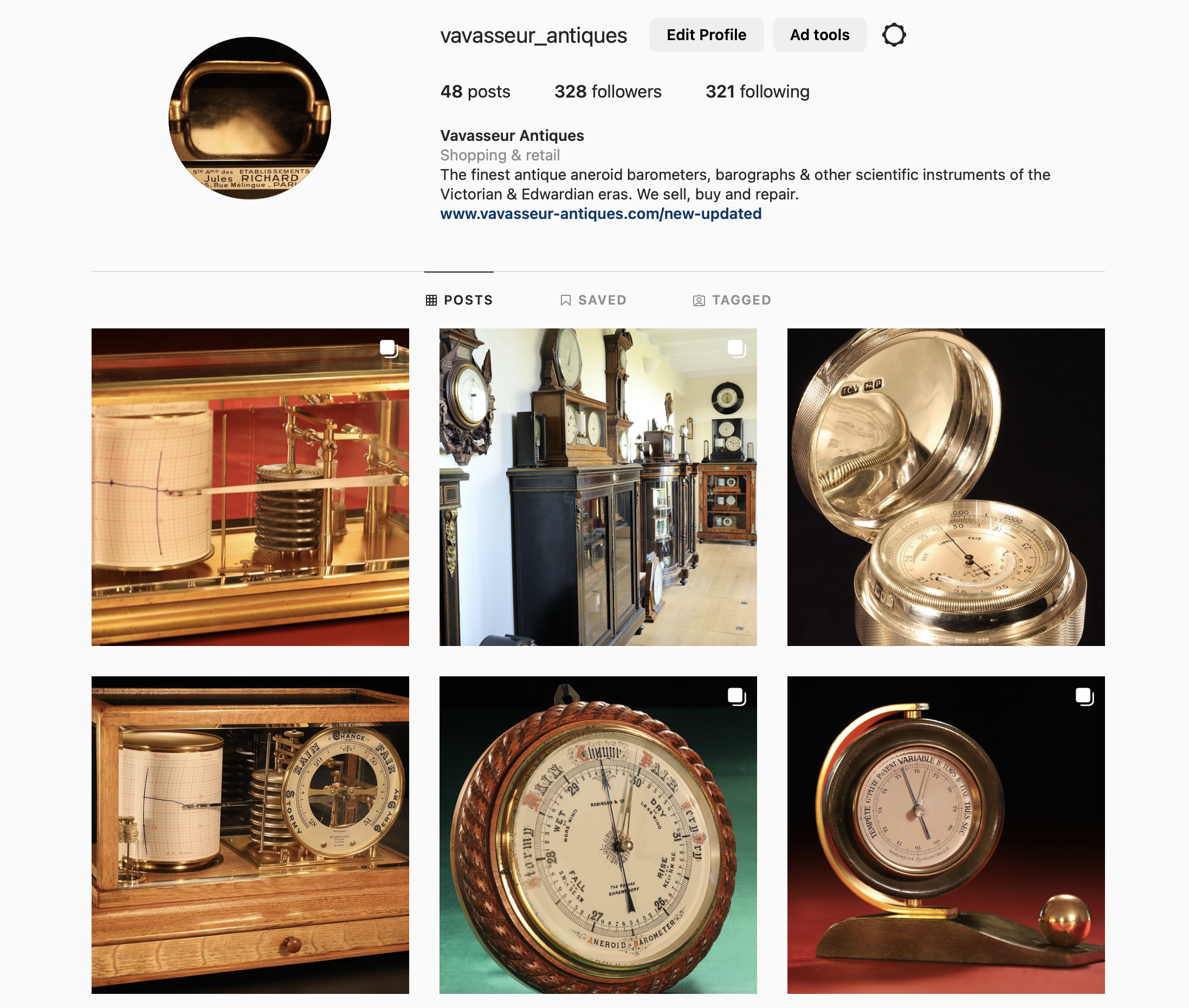 Vavasseur Antiques is now on Twitter, Instagram and Facebook!