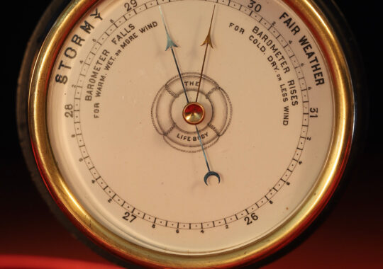 THE LIFE-BUOY MARINE BAROMETER BY DOLLOND c1885