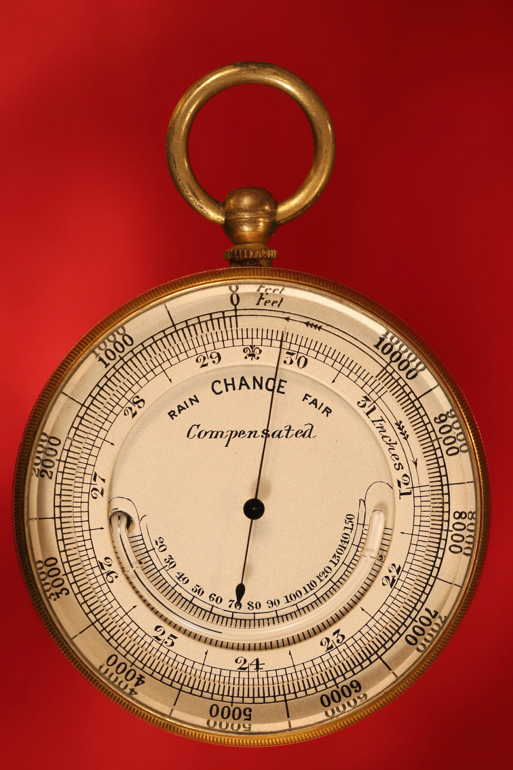 Pocket Barometer with Thermometer PB1903