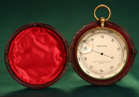 ANTIQUE MINING POCKET BAROMETER BY SHORT & MASON FOR DAVIS & SON c1914 – Archive