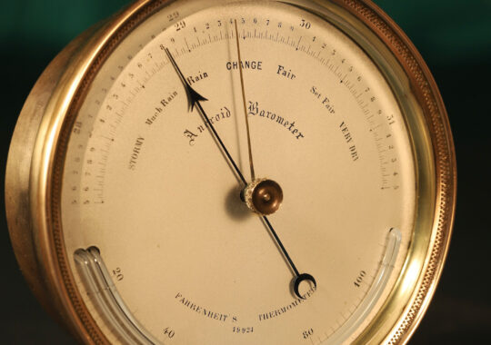 EARLY ANEROID BAROMETER BY LUCIEN VIDIE No 19921 c1860