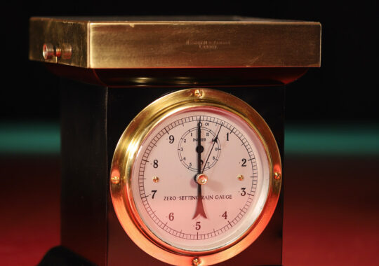 SCARCE ZERO-SETTING RAIN GAUGE BY NEGRETTI & ZAMBRA No 17 c1930 – Sold