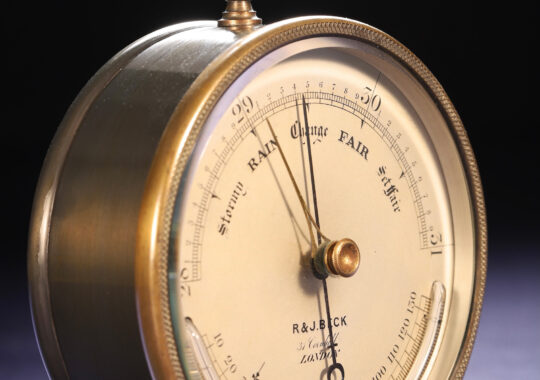 EARLY CHART TABLE  BAROMETER BY CALLAGHAN No 1367 FOR BECK c1869 – Sold
