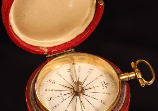 GEORGIAN LONG NECKED COMPASS BY CARY c1810