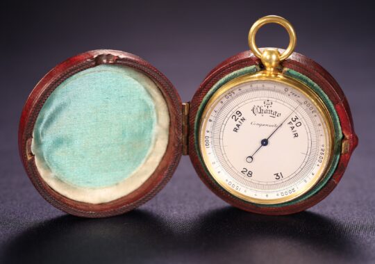 POCKET BAROMETER COMPASS COMPENDIUM BY CALLAGHAN No 7988 c1890