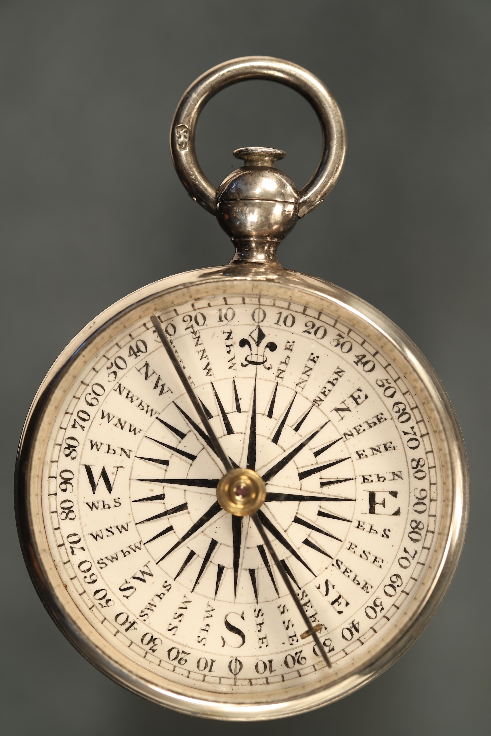 Groves & Barker Silver Compass_1