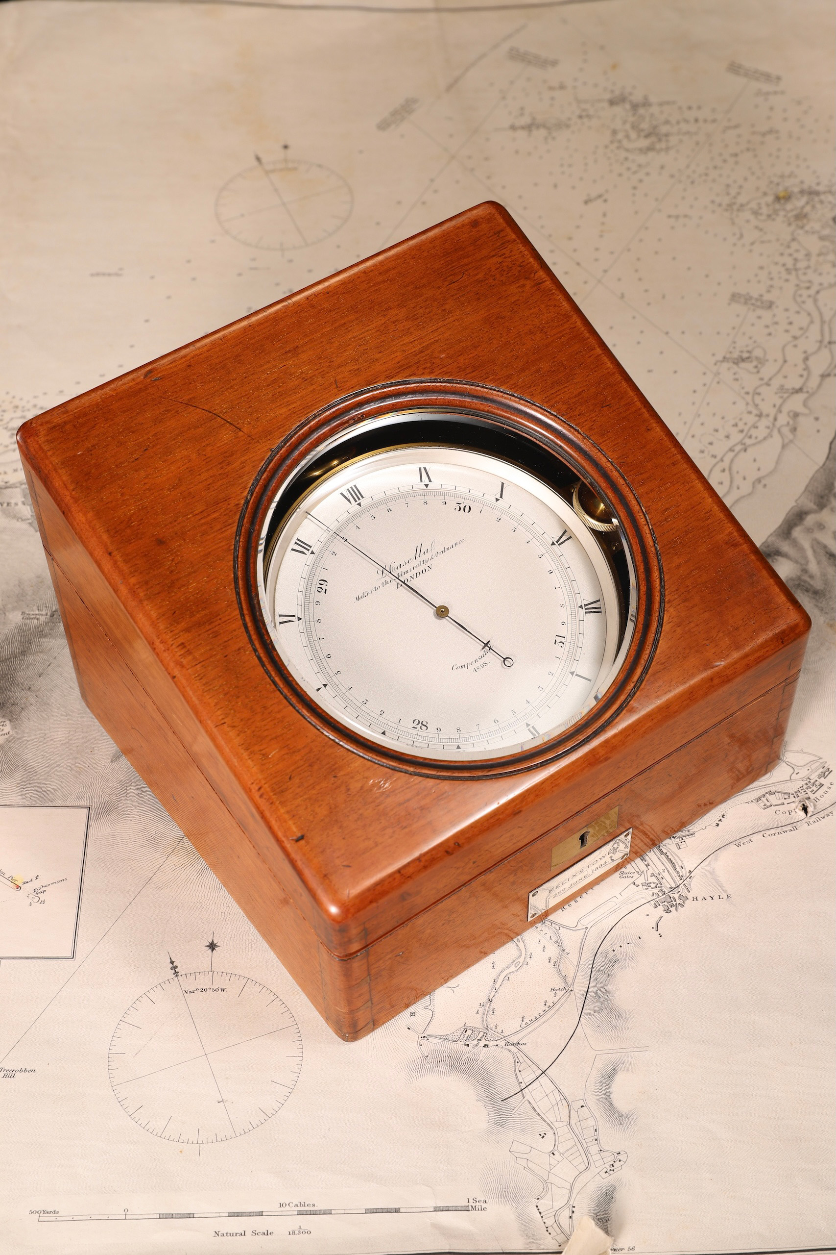 Casella Chart Table Aneroid Barometer No 4898_9a