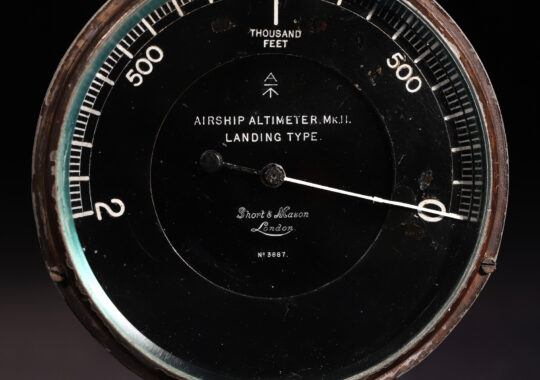 SHORT & MASON AIRSHIP ALTIMETER MkII LANDING TYPE No 3887 C1921 – ARCHIVE