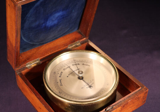 EARLY ANEROID BAROMETER BY CALLAGHAN FOR PILLISCHER No 471 c1863
