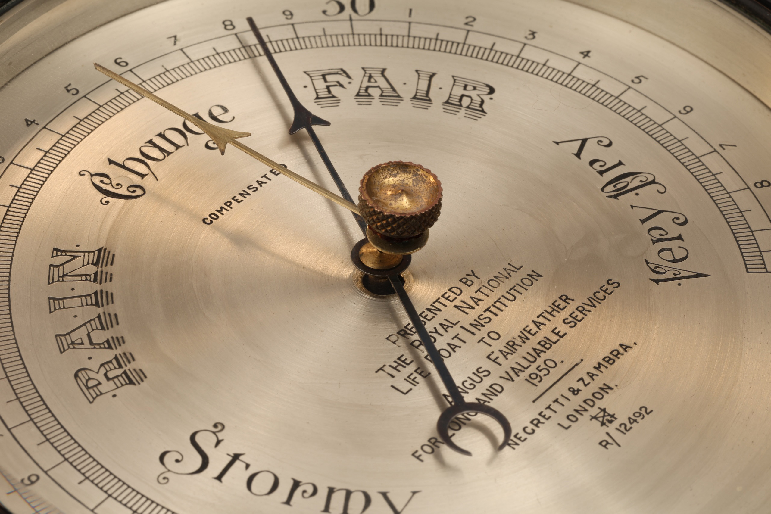 Negretti & Zambra Presentation Barometer No R12492_6a