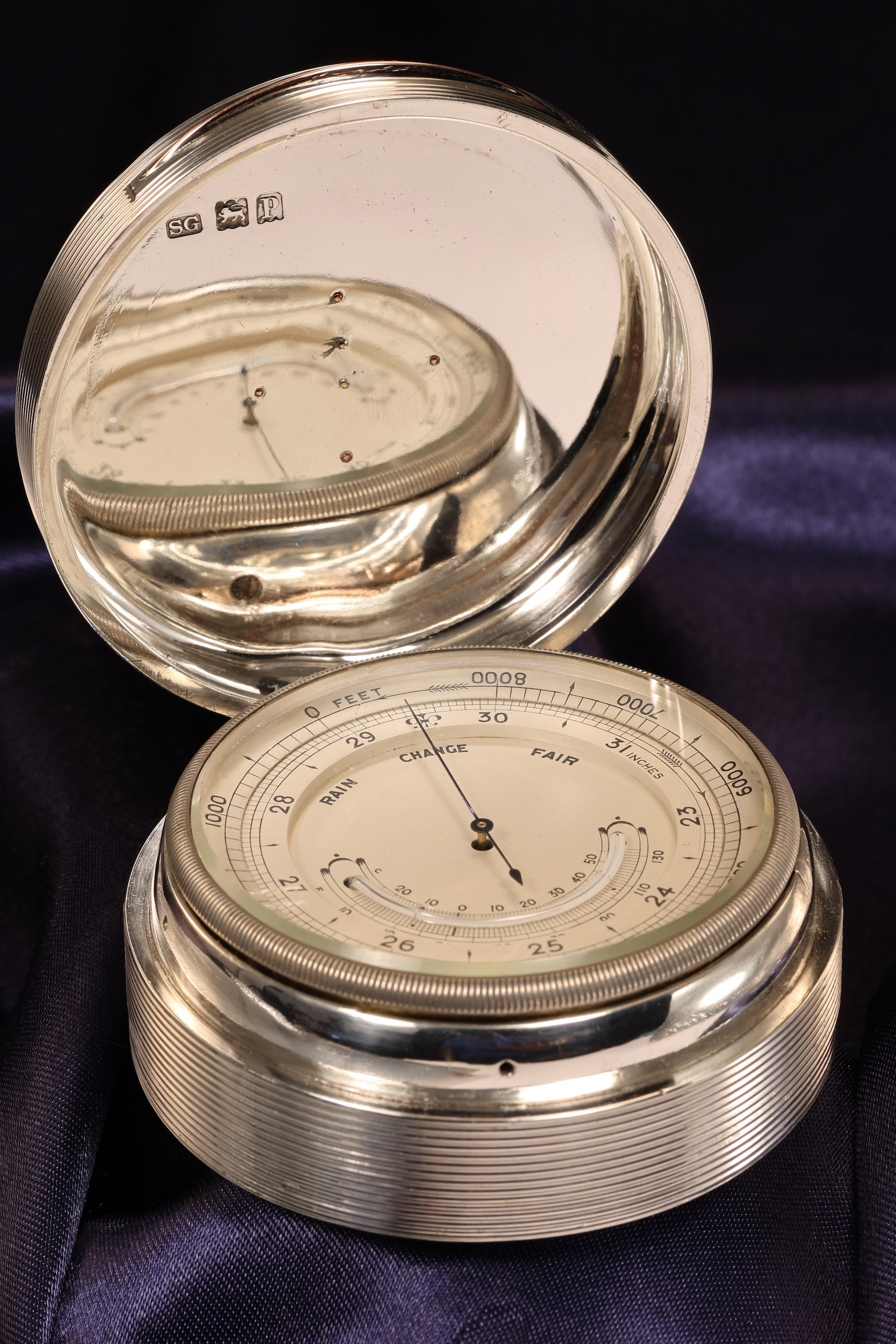 Garrard Silver Travel Barometer_10a