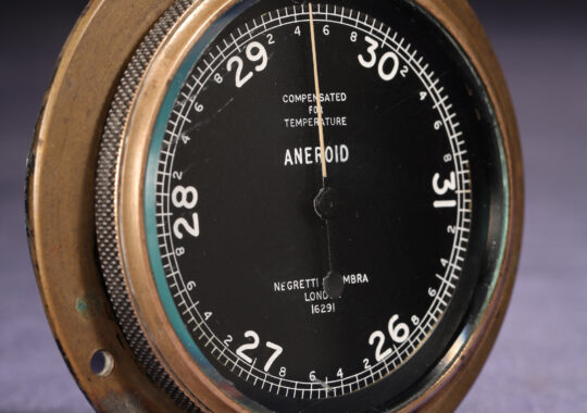 AUTO ANEROID BAROMETER  BY NEGRETTI & ZAMBRA No 16291 c1920 – Archive