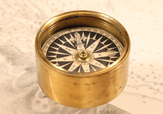 FINE EXPLORERS OR MARINERS POCKET COMPASS BY SPENCER & CO c1815